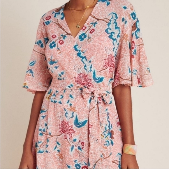 Anthropologie Maeve Adelaide Wrap Dress - Picture 3 of 15
